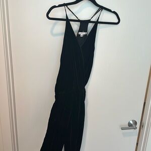 Black Velvet Jumpsuit